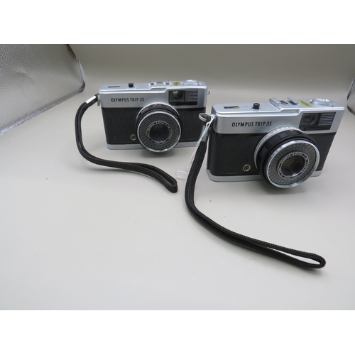 38 - Two Olympus Trip 35 cameras
