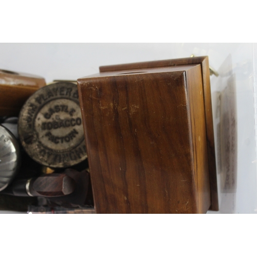 454 - Tobacciana Collectables Inc Dispenser Tobacco Tin Pipes Table Lighter Job Lot