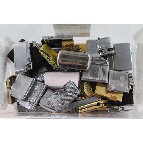 456 - Pocket Lighters Tobacciana Collectables Inc Gold / Silver Tone