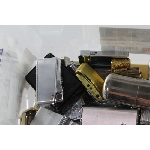 456 - Pocket Lighters Tobacciana Collectables Inc Gold / Silver Tone