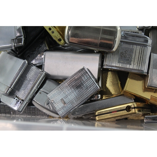 456 - Pocket Lighters Tobacciana Collectables Inc Gold / Silver Tone