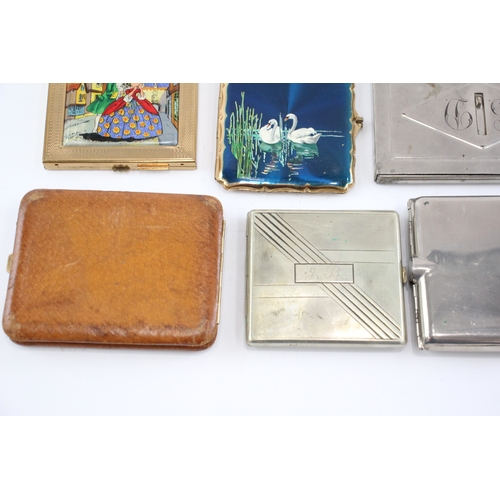 563 - Antique Vintage Cigarette Case EPNS Tobacciana Collectables Inc Stratton Etc