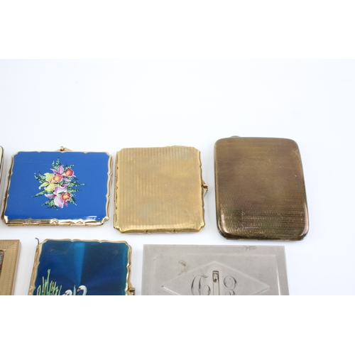563 - Antique Vintage Cigarette Case EPNS Tobacciana Collectables Inc Stratton Etc