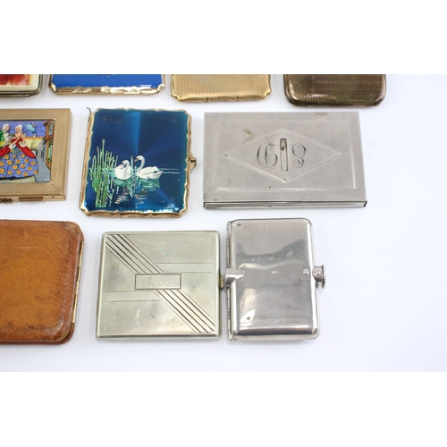 563 - Antique Vintage Cigarette Case EPNS Tobacciana Collectables Inc Stratton Etc