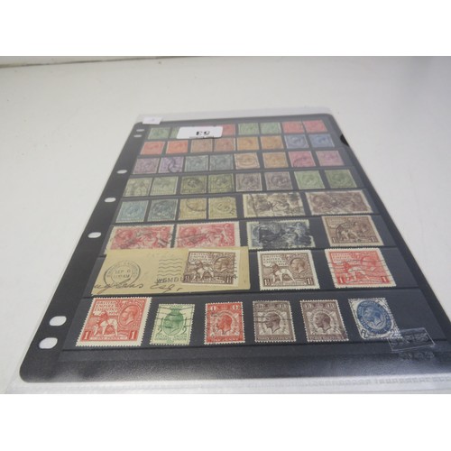 53 - One sheet of Great Britain George V stamps, Cat c£700