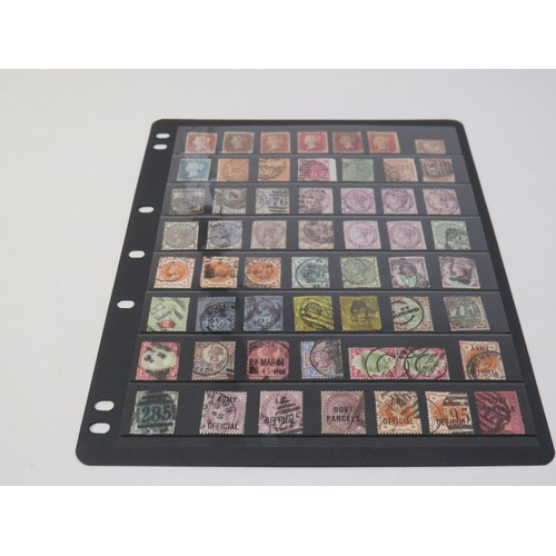 51 - One sheet of Great Britain Victoria stamps, Cat c£1,200