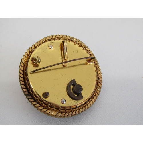 284 - Vintage musical cherub brooch.