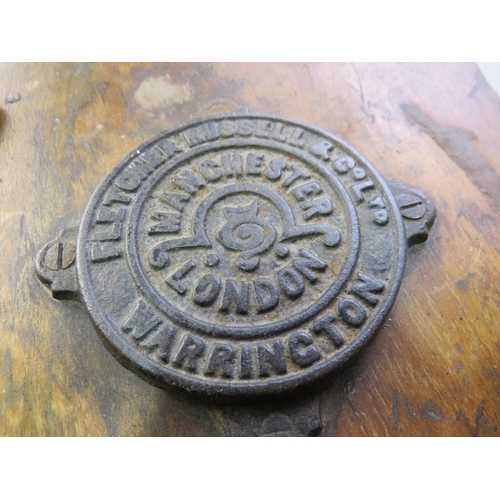 654 - Antique Fletcher Russell & Co. footpump