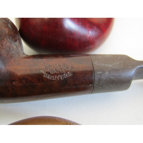 80 - A collection of vintage smoking pipes to include Real Briar, Bruyere etc.