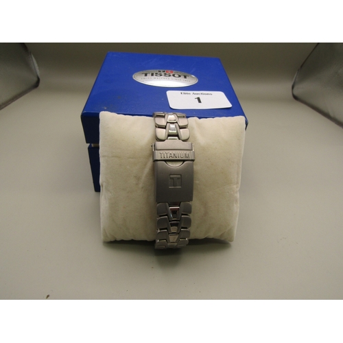1 - Boxed Tissot Titanium watch
