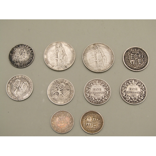 20 - Nineteen assorted silver British coins all pre 1905