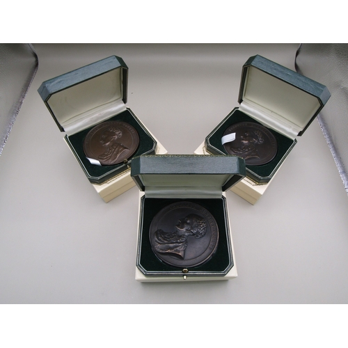 24 - Three cased medals relating to Baroness Burdett-Coutts