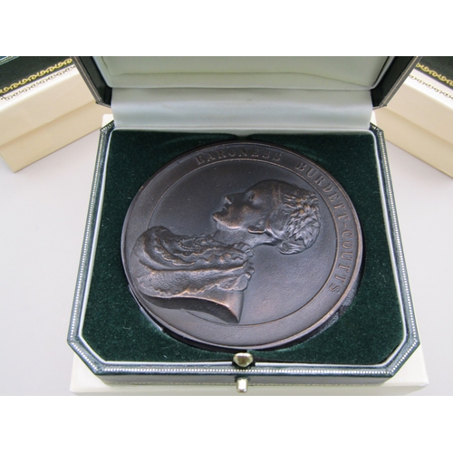 24 - Three cased medals relating to Baroness Burdett-Coutts