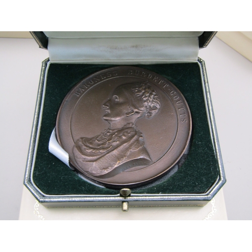 24 - Three cased medals relating to Baroness Burdett-Coutts
