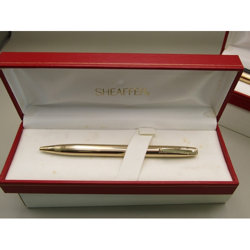 25 - Two boxed Sheaffer pens