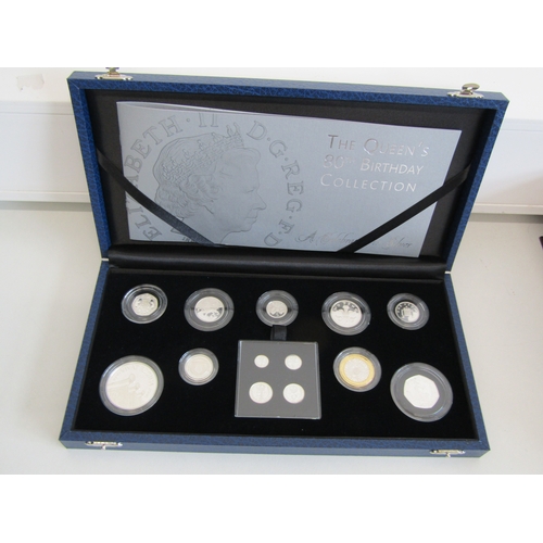 20I - The Queens 80th Birthday Collection in silver.