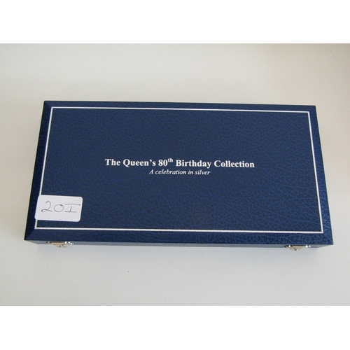 20I - The Queens 80th Birthday Collection in silver.