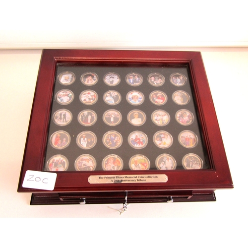20C - The Princess Diana Memorial Coin collection.