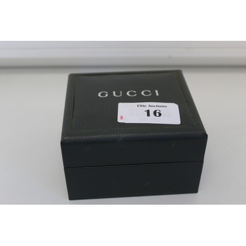 16 - Gucci wristwatch with twelve different coloured bezels