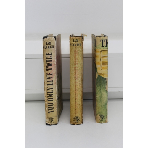 34 - Three vintage Ian Fleming James Bond books