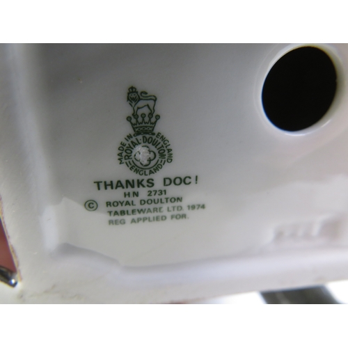 573 - Royal Doulton figure 'Thanks Doc' HN2731