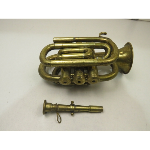 166 - Besson brass trumpet
