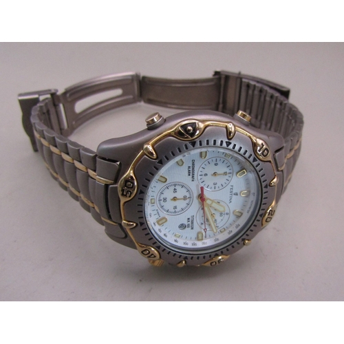 40 - Festina Chronograph Titanium watch.