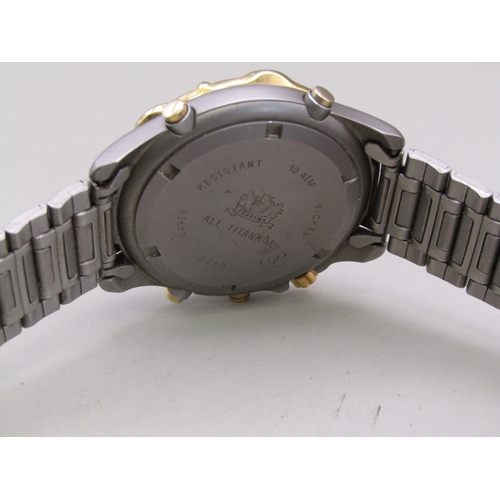 40 - Festina Chronograph Titanium watch.