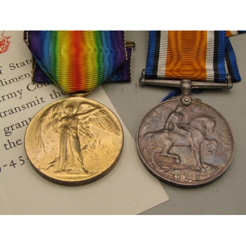 46 - WWI War & Victory medal pair.