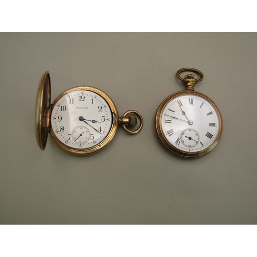 4 - Two gold plated pocket watches