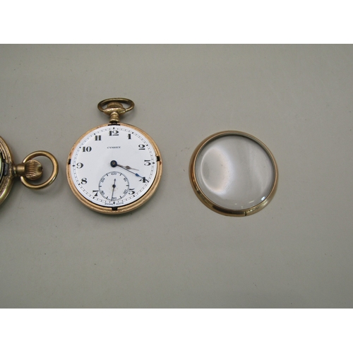 5 - Two gold plated pocket watches