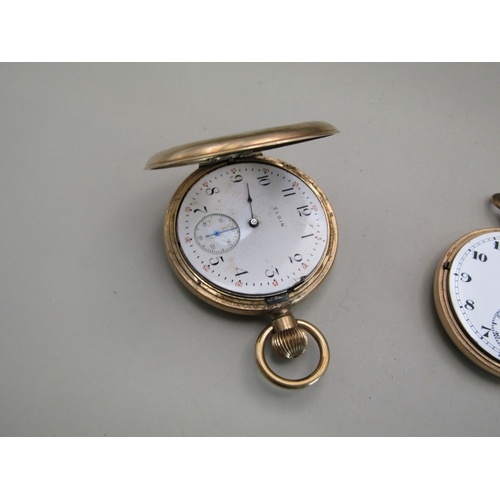 5 - Two gold plated pocket watches