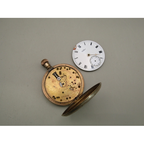 6 - Two gold plated pocket watches