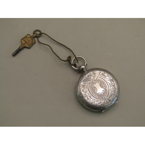 12 - 935 Silver La Belle pocketwatch