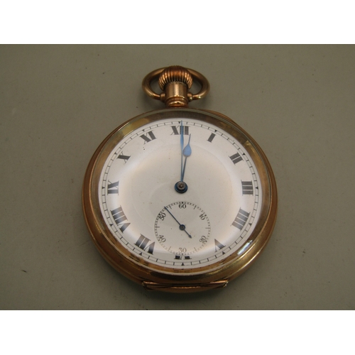 28 - Gold plated pocket watch