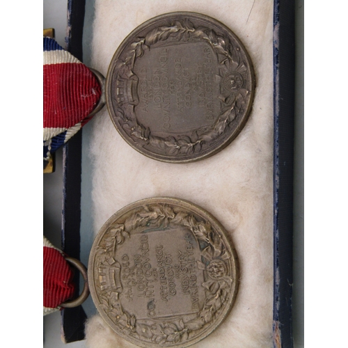 31 - Two London County Council King's medals
