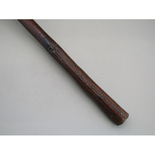 38 - A 19th century Fijian Ula throwing club