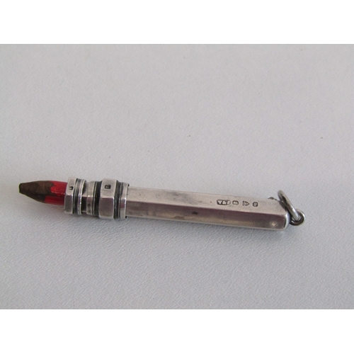 その他 2 SET Antique Silver Propelling Pencils Two antique sterling silver propelling pencils, 13.8g