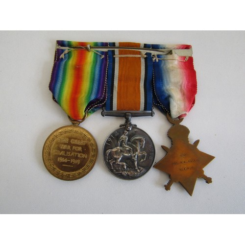 15 - WWI Medal trio awarded to 2384 Pte. H. G. Sales. R.A.M.C.