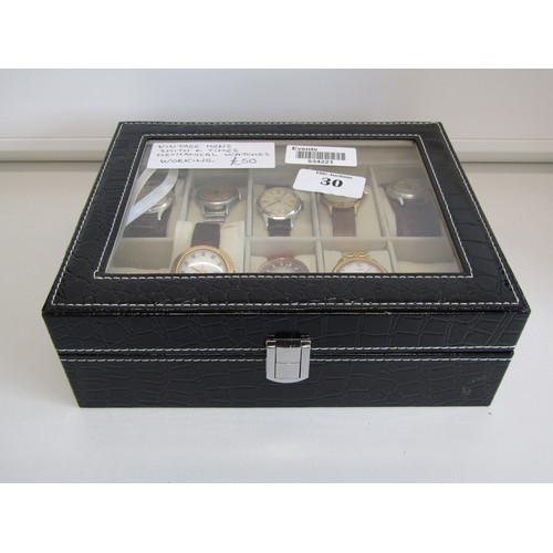 30 - Vintage men's smith and times mechanical watches