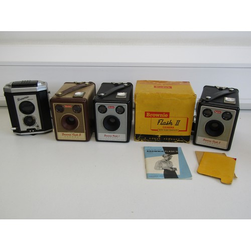46 - Four Brownie cameras