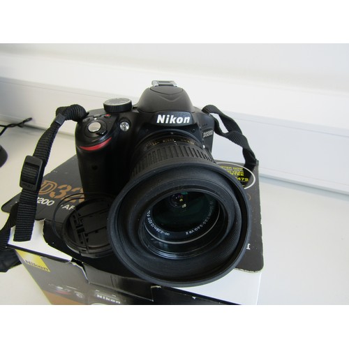 33 - Boxed Nikon D3200 VR II camera