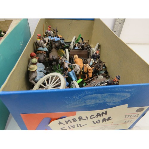59 - Job lot of vintage Britains toys, figures, vehicles etc.