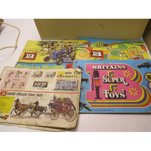59 - Job lot of vintage Britains toys, figures, vehicles etc.