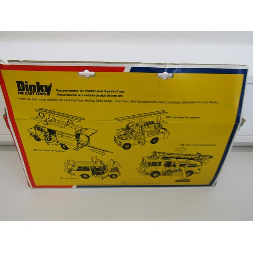 39 - Three boxed Corgi fire engines to include Dinky 956