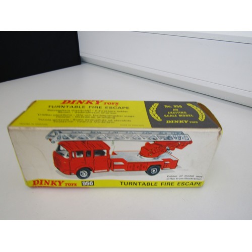 39 - Three boxed Corgi fire engines to include Dinky 956