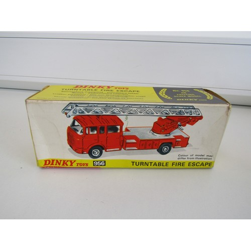 39 - Three boxed Corgi fire engines to include Dinky 956
