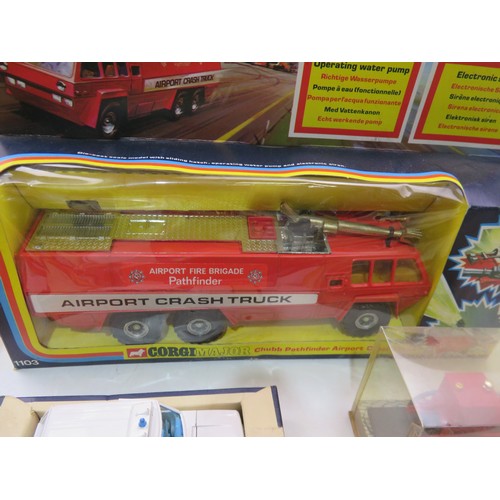 60 - Boxed Fire engine diecast