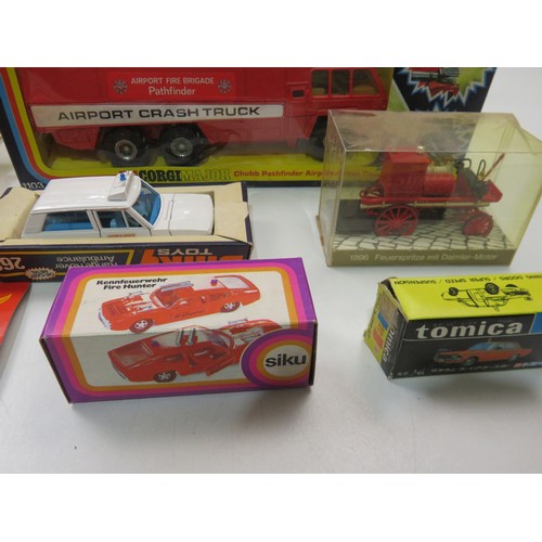 60 - Boxed Fire engine diecast