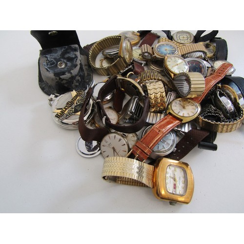 26 - Job lot of assorted vintage watches - spares and repairs
